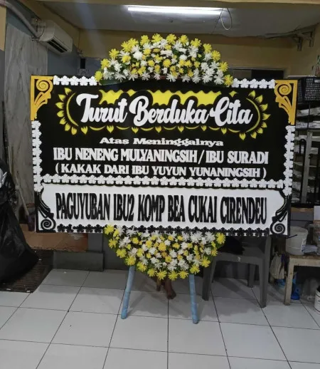 Papan Bunga Duka German Centre Bsd